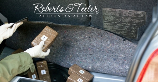 drugs in trunk of car